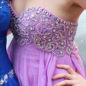 Beaded Lilac Dress